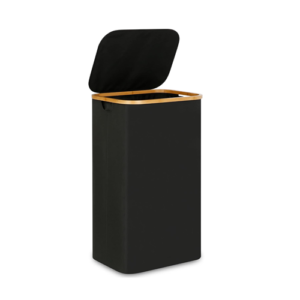 Fabric Laundry Hamper, Black