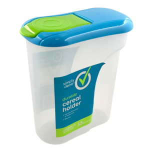 Simply Done 3.5qt Cereal Keeper, Clear