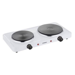 Westinghouse Double Burner Hot Plate, White