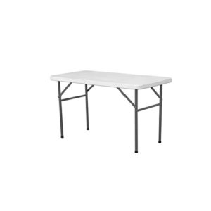 Rhinotop Heavy Duty 4ft Straight Table, Off White